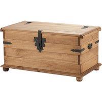 Corona Pine Storage Trunk Brown