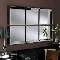 Byblos Rectangle Window Wall Mirror