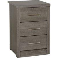 Lennon 3 Drawer Bedside Table