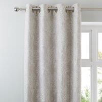 Adrianna Natural Eyelet Curtains Beige