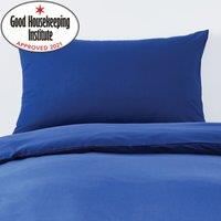 Non Iron Plain Dye Kingsize Pillowcase Pair