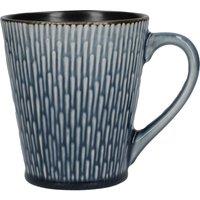 Zen Reactive Glaze Mug Blue/White