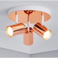 Carter 3 Light Copper Spotlight Copper