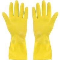 Large Rubber Gloves Yellow