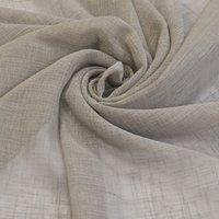 By the Metre Linen Look Grey Fabric