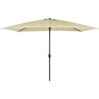 3m x 2m Beige Rectangular Parasol
