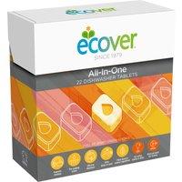 Pack Of 22 Ecover All In One Dishwasher Tablets