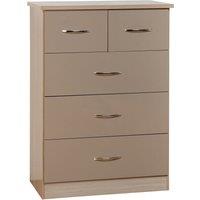 Nevada 5 Drawer Chest Oyster