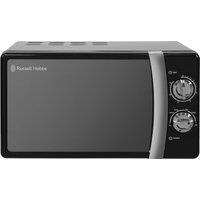 Colours 700W 17L Jet Black Manual Microwave Black