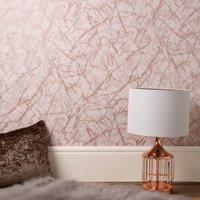 Marblesque Metallic Marble Rose Gold Wallpaper Rose Gold