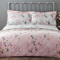 Heavenly Hummingbird Quilted Bedspread