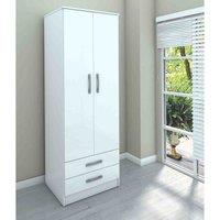 Lynx Double 1 Drawer Wardrobe