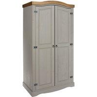 Corona Double Wardrobe, Pine