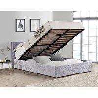 Berlin Crushed Velvet Ottoman Bed Frame