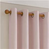 Luna Brushed Blackout Eyelet Curtains