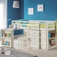 Roxy Single Midsleeper Bed White