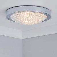 Aegean Crystal Bathroom Flush Ceiling Light