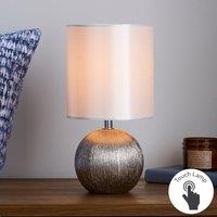 Adana Mini Ceramic Ivory Touch Dimmable Table Lamp