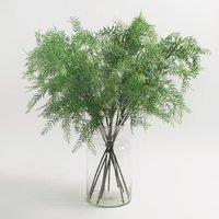 Artificial Green Fern Stem