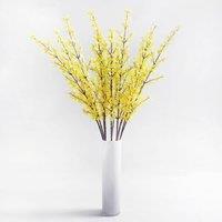 Artificial Yellow Forsythia Stem