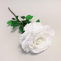 Artificial White Rose Stem