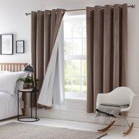 Thermal Eyelet Curtain Linings Cream