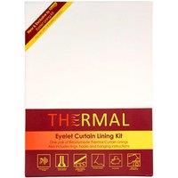 Thermal Eyelet Curtain Linings Cream