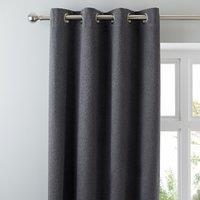 Luna Brushed Blackout Eyelet Curtains