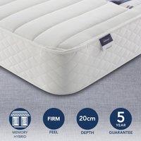 Firm Miracoil Memory Mattress White