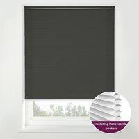 Swish Storm Cloud Cordless Insulating Pleated Blind Grey