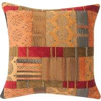 Prague Cushion Cover Orange, Red and Brown