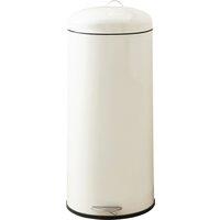 Cream 30 Litre Pedal Bin Cream