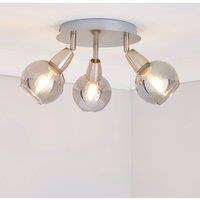 Tia 3 Light Nickel Spotlight Silver