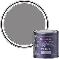 Rust-Oleum Silver Metallic Furniture Paint 125ml Silver