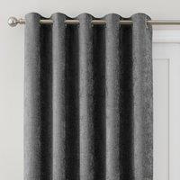 Chenille Thermal Eyelet Door Curtains