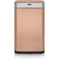 Tower 75 Litre Copper Rectangular Sensor Bin Copper