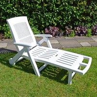 Trabella Potenza Lounger White