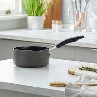Non-Stick Hard Anodised Aluminium Milk Pan, 16cm