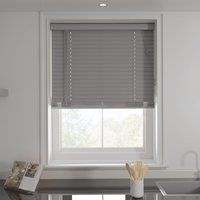 Charcoal 50mm Slats Venetian Blind, Size: 60cm (24") x 120cm (47") Grey