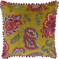 Paoletti Malisa Floral Velvet Cushion