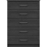 Ethan 5 Drawer Chest Grey