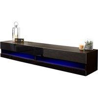 Galicia LED Extra Wide Floating Wall TV Unit for TVs up to 80