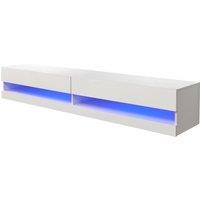 Galicia LED Extra Wide Floating Wall TV Unit for TVs up to 80"