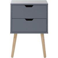 Nyborg 2 Drawer Bedside Table