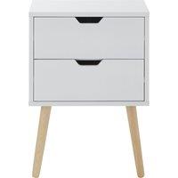 Nyborg 2 Drawer Bedside Table