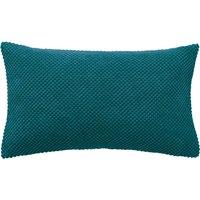 Chenille Spot Rectangular Cushion Blue