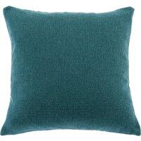 Barkweave Square Cushion blue