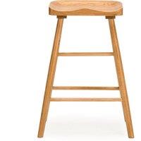 Loxwood Counter Height Bar Stool, Solid Oak Brown