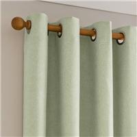 Luna Brushed Blackout Eyelet Curtains
