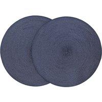 Set of 2 Woven Round Placemats